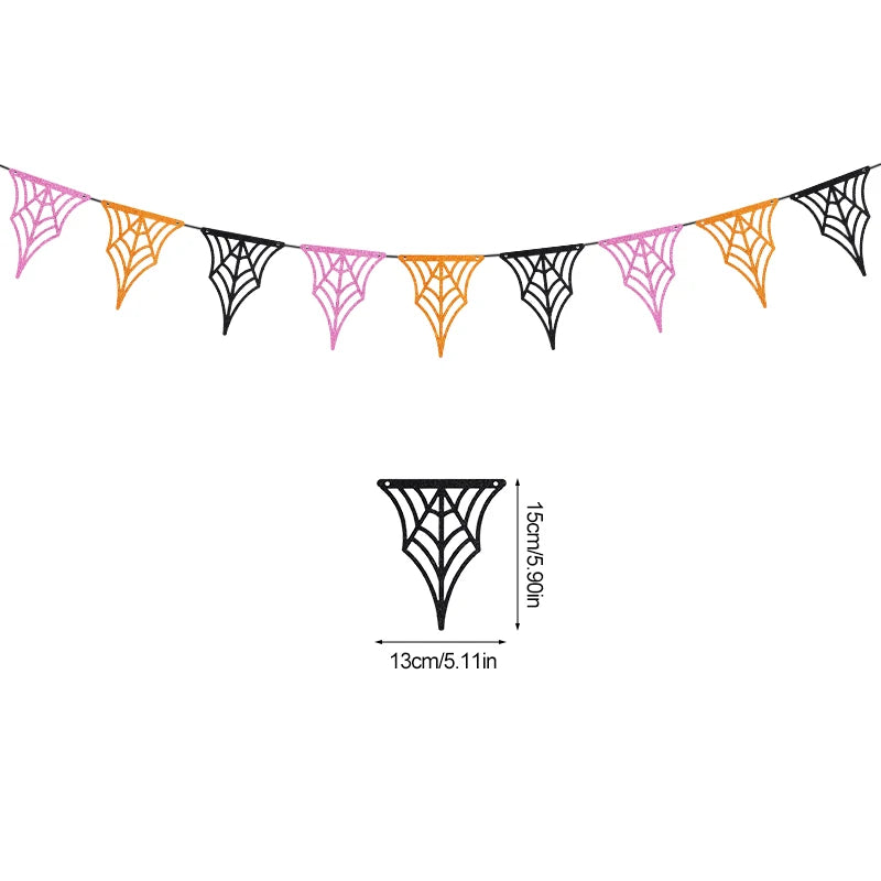 イベント・ハロウィン装飾|ハロウィンペーパーバナー デコレーション(3M)