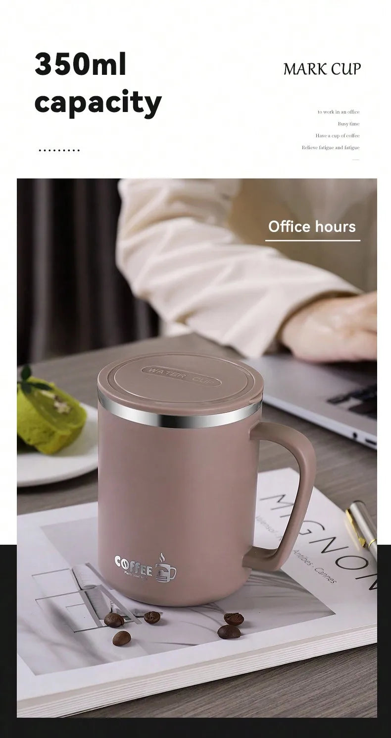 |イベント・ノベルティ用品 | 二重断熱フタ付きステンレスマグカップ | 480ml