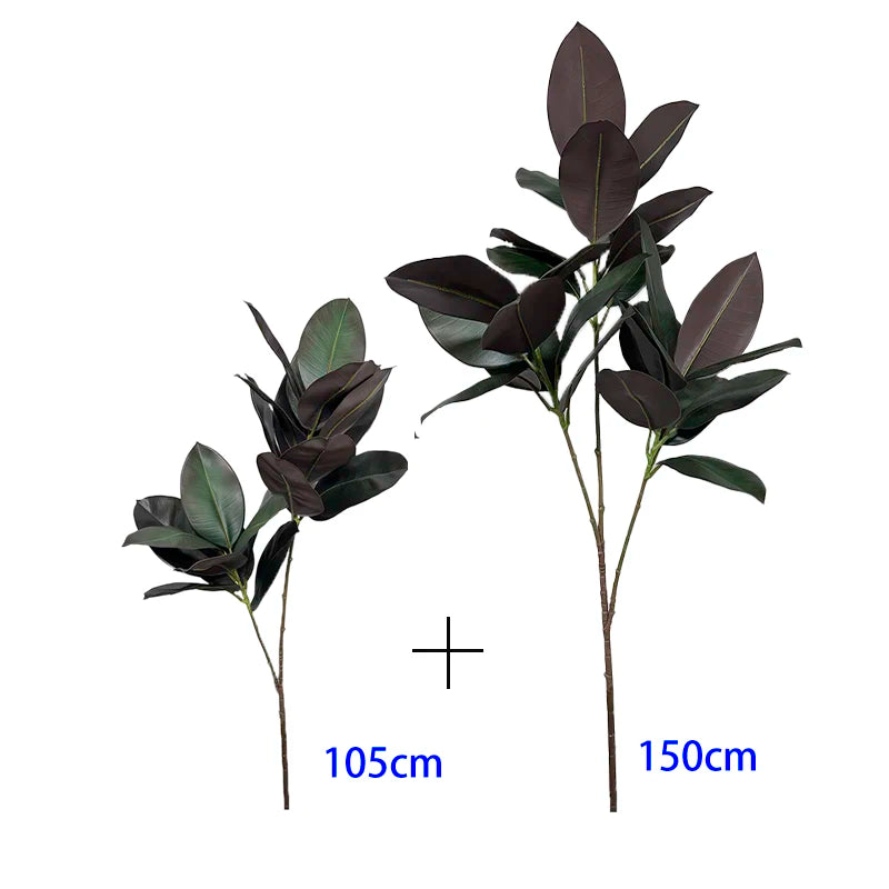 70~150cm・人工フィカスツリー・フェイクトロピカル植物・プラスチックゴム枝