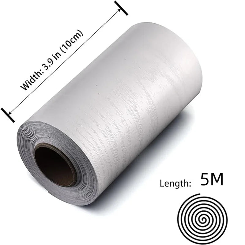 壁面装飾 幅木風 木目調粘着ボーダーシート 幅10㎝×500㎝ 高品質