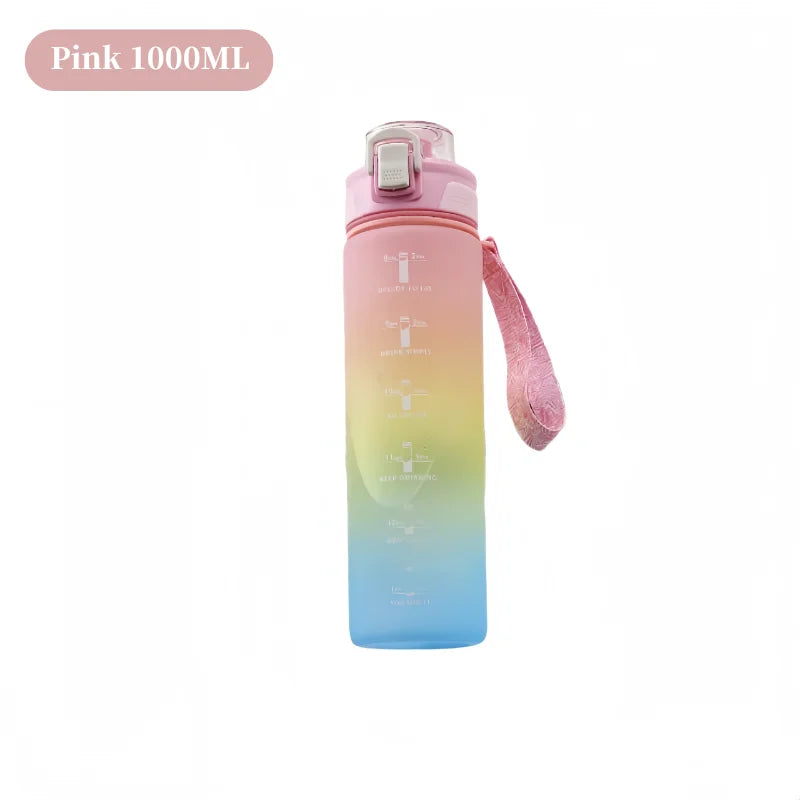 |イベント・ノベルティ用品 | タイムマーカー付きグラデーションウォーターボトル | 1000ml