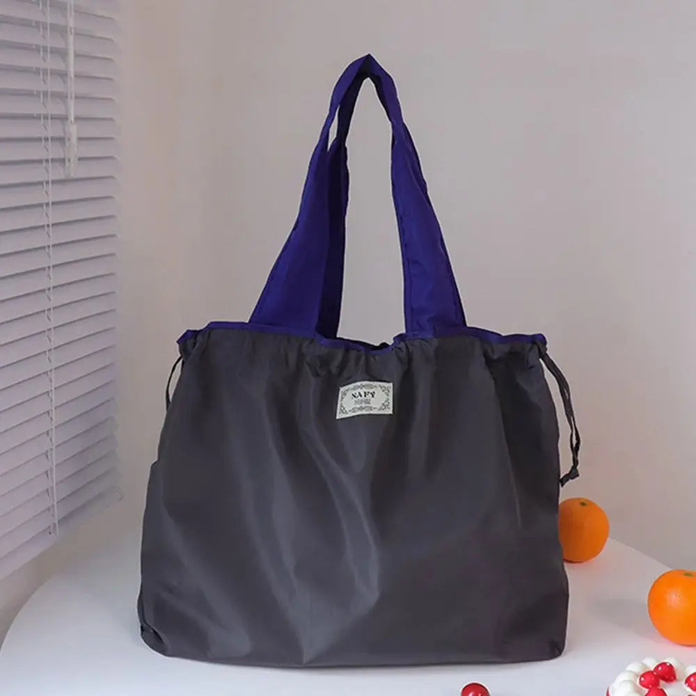 |ノベルティ用品 | 折り畳み可能 巾着型エコバッグ | 47×35cm