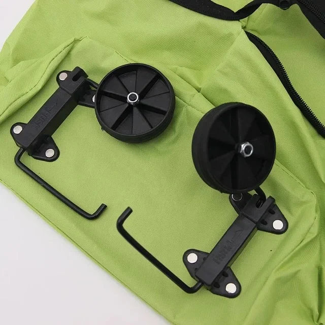 | ノベルティ用品 | キャスター付き 折りたたみショッピングバッグ