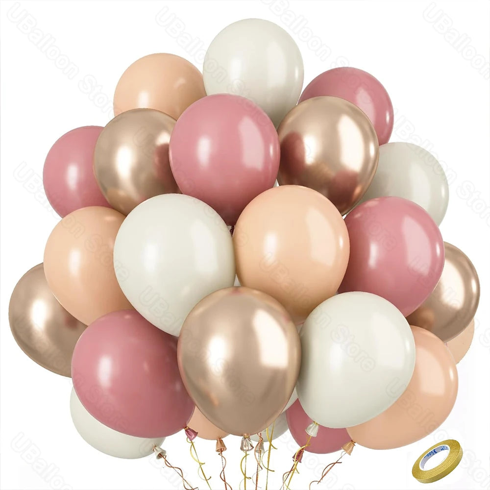 ダスティピンクバルーン40個セット デコレーション用