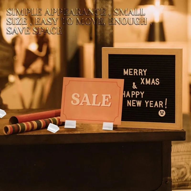 イベント・結婚式装飾|ミニクリアスタンド カードホルダーセット