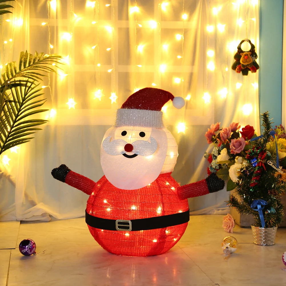 モチーフライト|イベント・クリスマス装飾|LED折りたたみ式デコレーションライト(約60c)