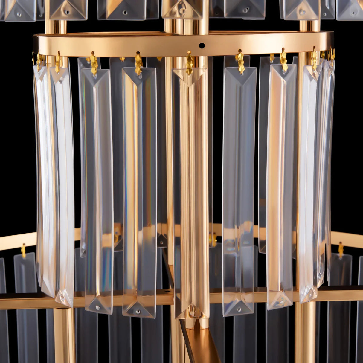 結婚式・インテリア装飾|ゴールドクリスタル花瓶 ウェディングセンターピース