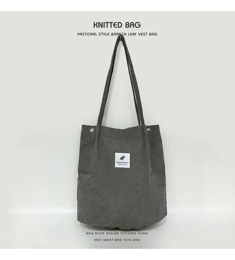 |ノベルティ用品 | コーデュロイショルダーバッグ | 31×34c