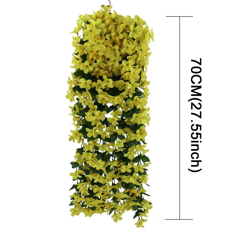 人工バイオレット 吊り下げフェイクフラワー