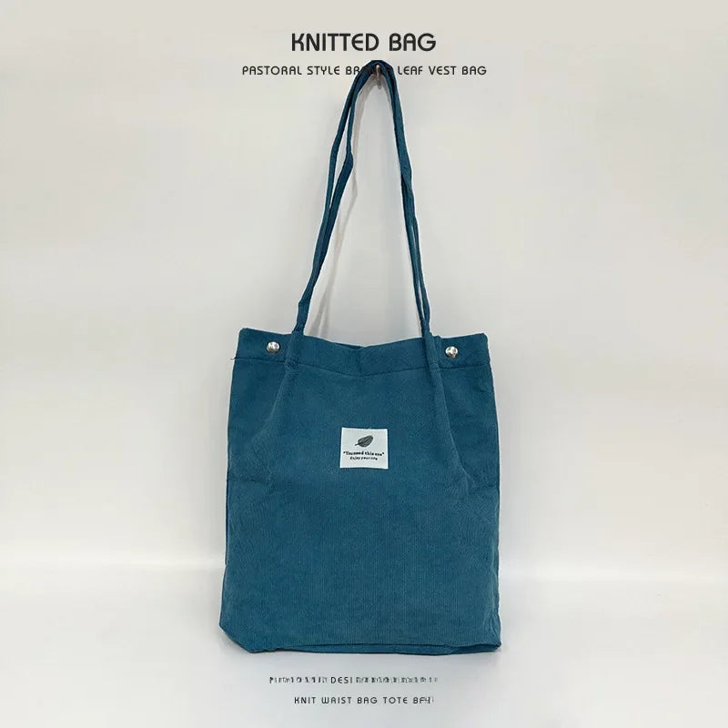 |ノベルティ用品 | コーデュロイショルダーバッグ | 31×34c