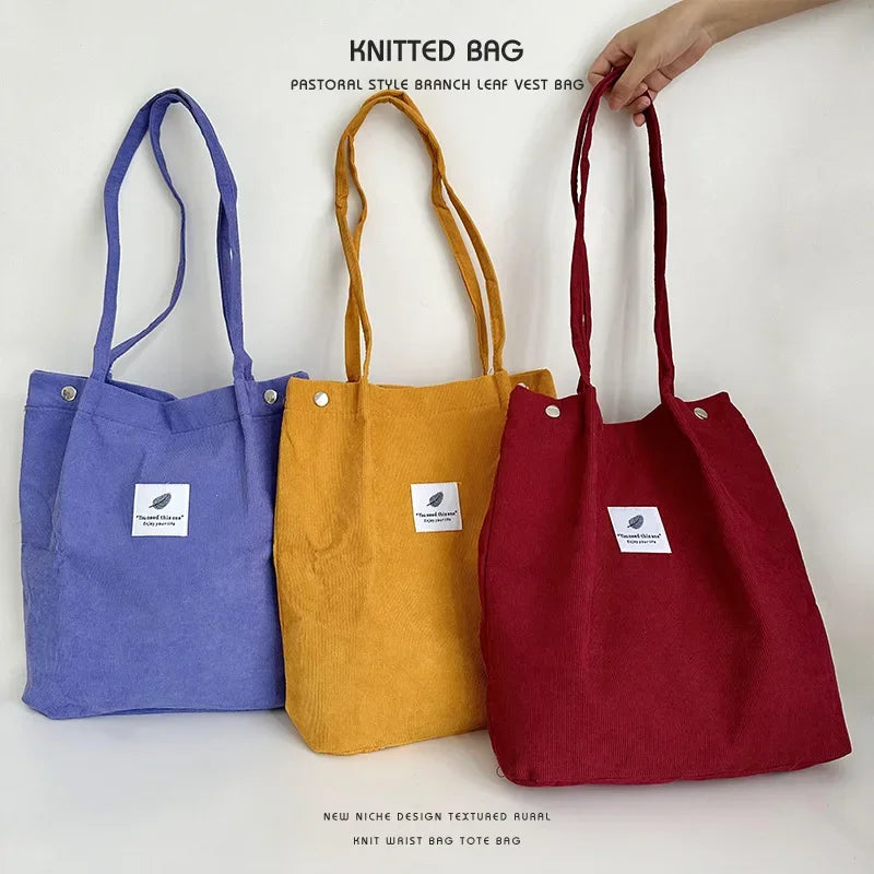 |ノベルティ用品 | コーデュロイショルダーバッグ | 31×34c