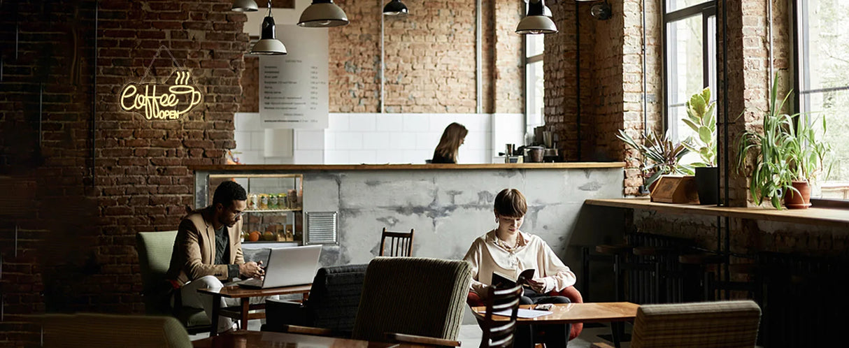 Coffee OPEN LEDネオンサイン(ネオン看板)