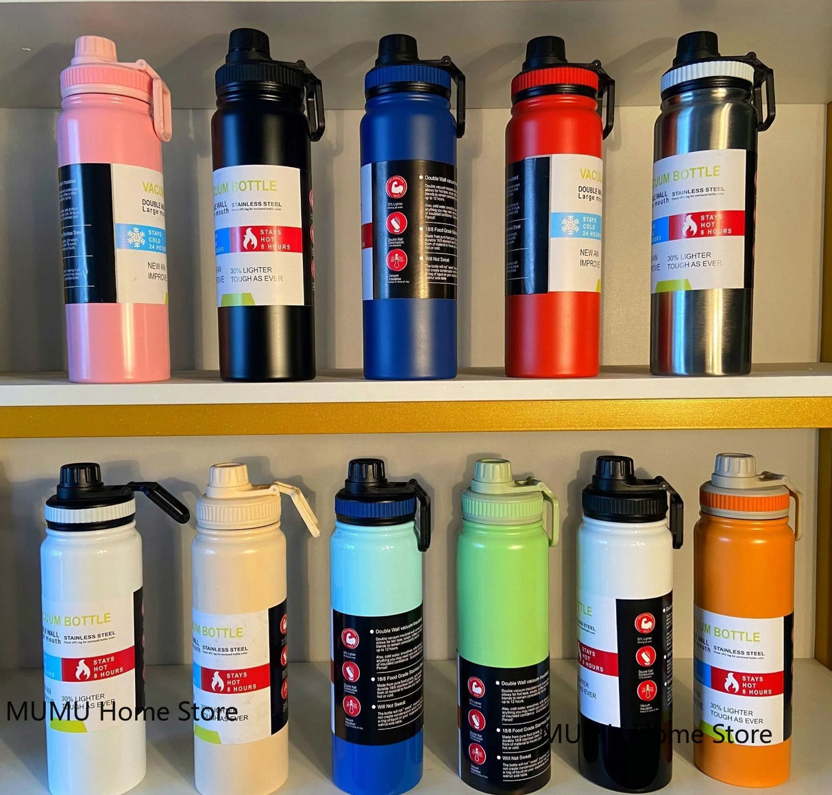 |イベント・ノベルティ用品 | ステンレス断熱魔法瓶ボトル | 800ml/1000ml