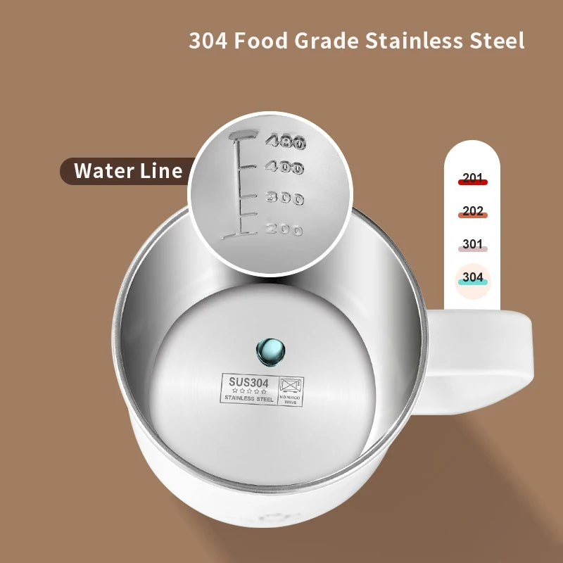 |イベント・ノベルティ用品 | ステンレス製 二重層フタ付マグカップ | 500ml