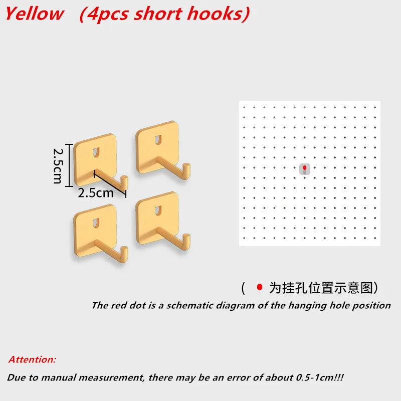 多機能メタルペグボード収納ラック