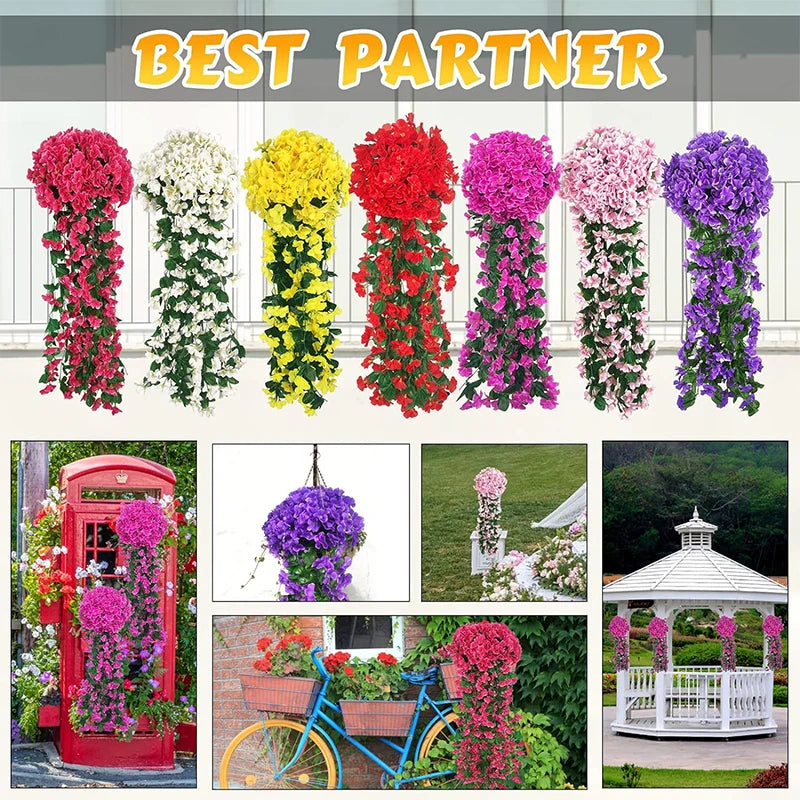 パーティー・インテリア装飾| シルク造花 壁掛けデコレーション(80c)