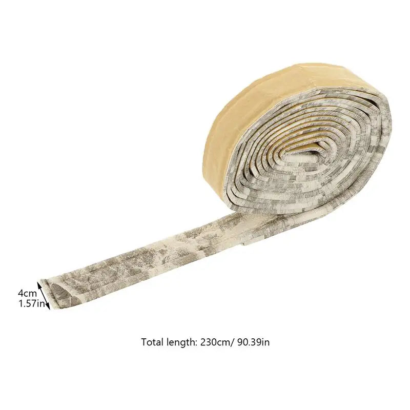 壁面装飾 幅木風粘着ボーダーシート 幅4㎝x230㎝ 高弾性 衝突防止