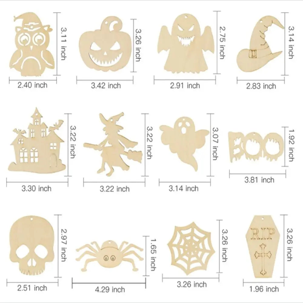 イベント・ハロウィングッズ|木製DIYカボチャ装飾品セット