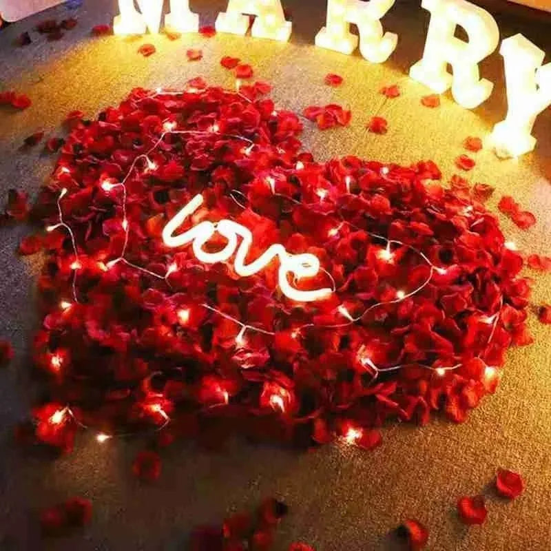 パーティー・イベント装飾|造花シルクローズ花びら(500/1000/3000枚)