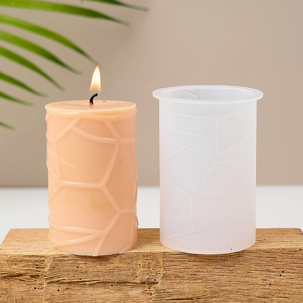 クラフト・DIY用|ハンドメイドキャンドル用 3D幾何学模様型