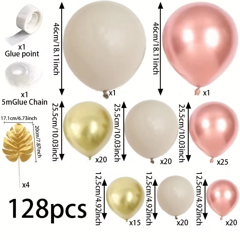 イベント・バルーン装飾 | ピンクバルーンデコレーションセット | 126個