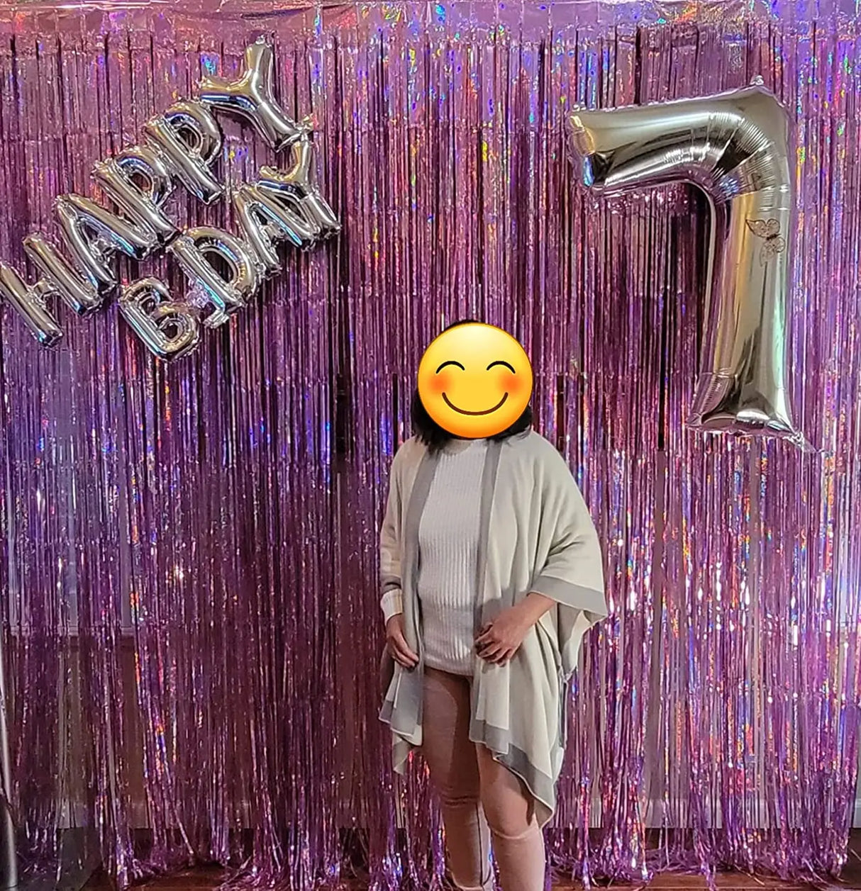 パーティー・インテリア装飾 キラキラ!カーテン 波型/ストレート型 2種類