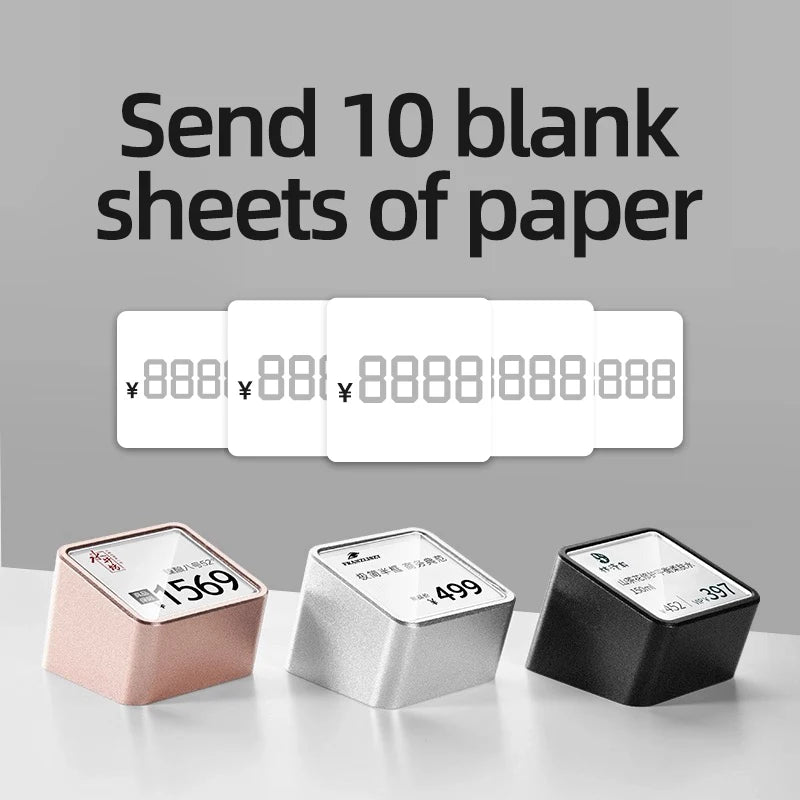 金属製アクリル値札 小型看板 卓上価格表示