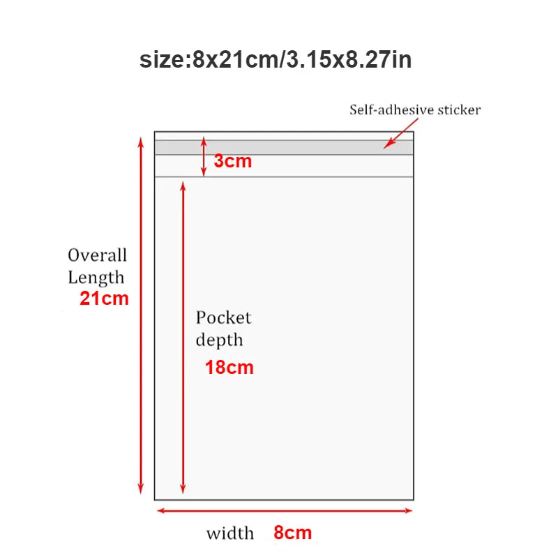 |イベント・ノベルティ用品 | 透明無地OPP袋各種 100枚セット
