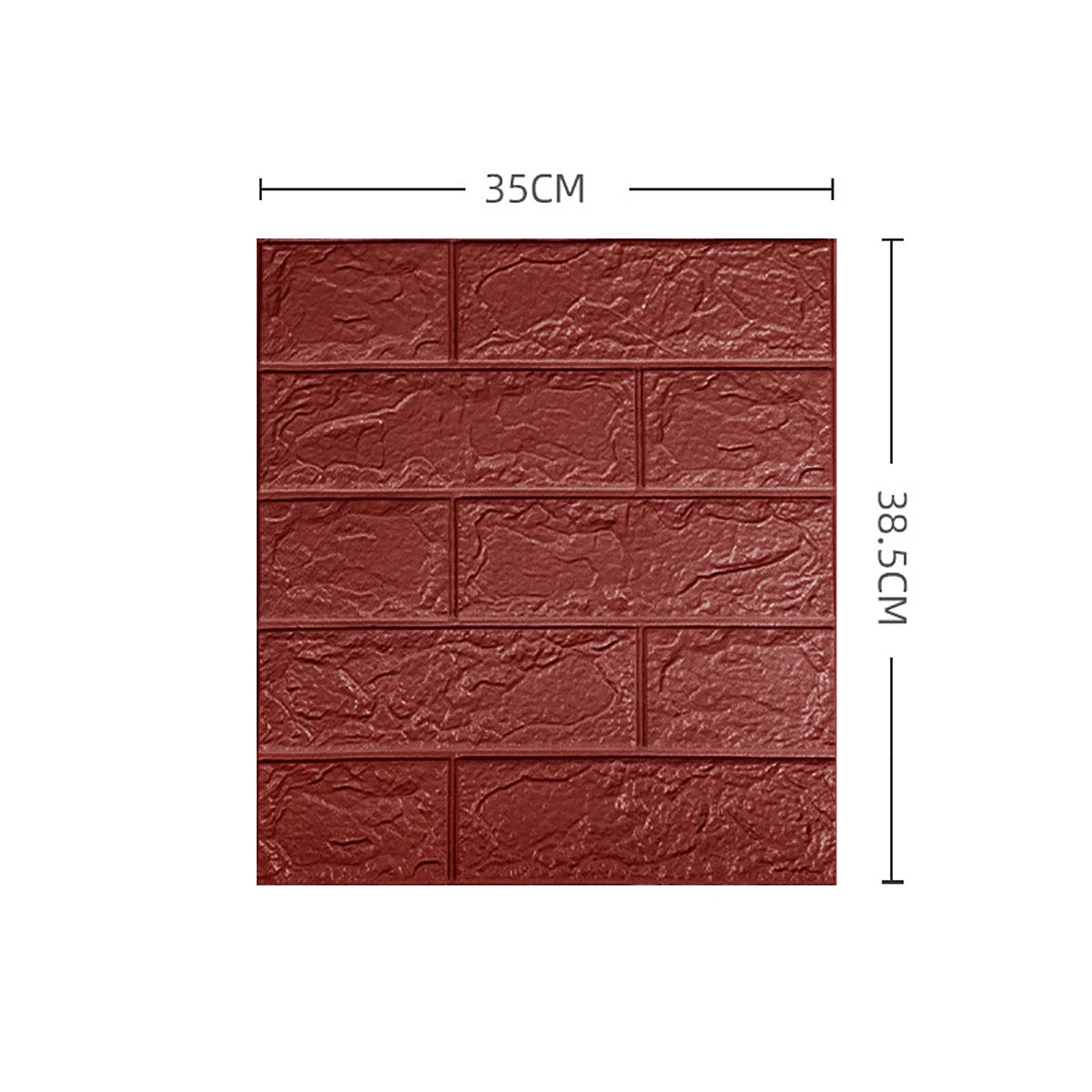 DIY用 レンガ風ステッカー 35x38.5cm 5pcs/15pcs/30pcs 大容量セット