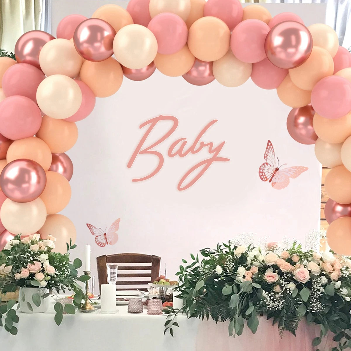 イベント・バルーン装飾 |メタリックカラーミックスバルーンセット