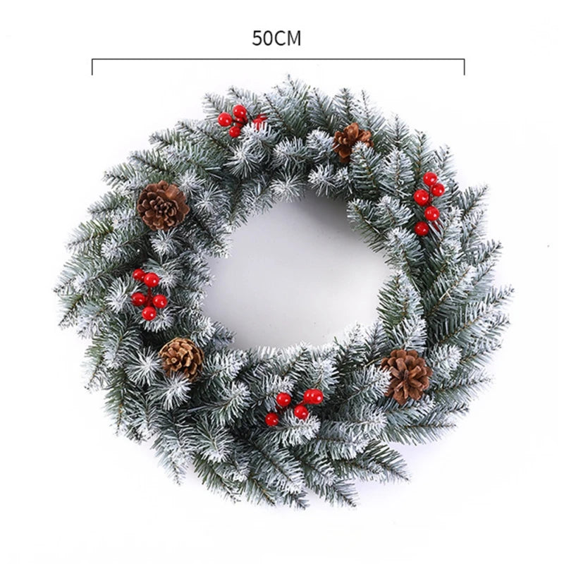イベント・クリスマス装飾|松ぼっくりリース 壁掛け装飾