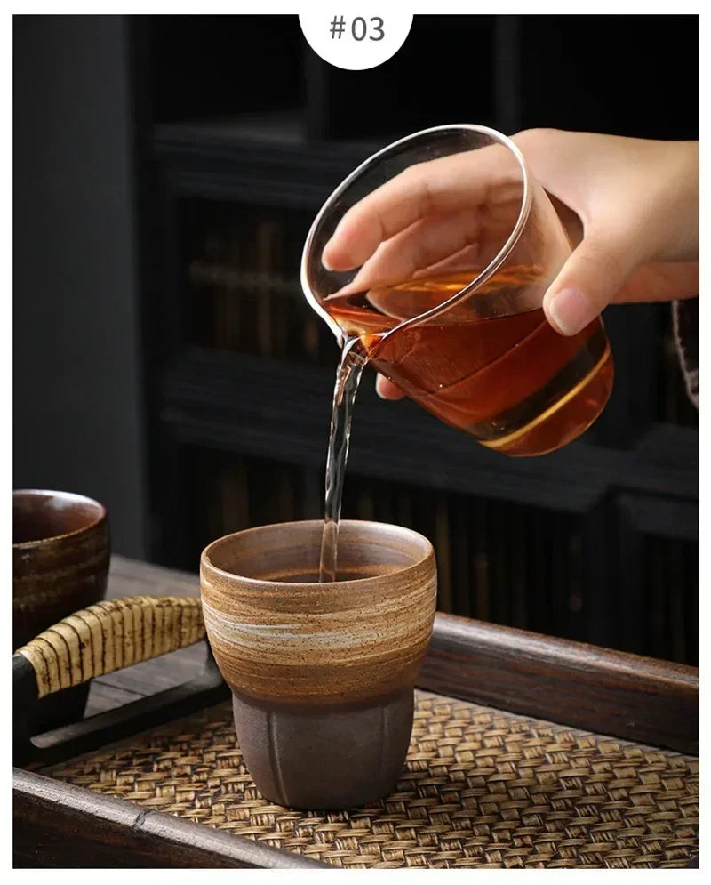 |イベント・ノベルティ用品 | 陶器製 陶芸品風デザインカップ | 150ml