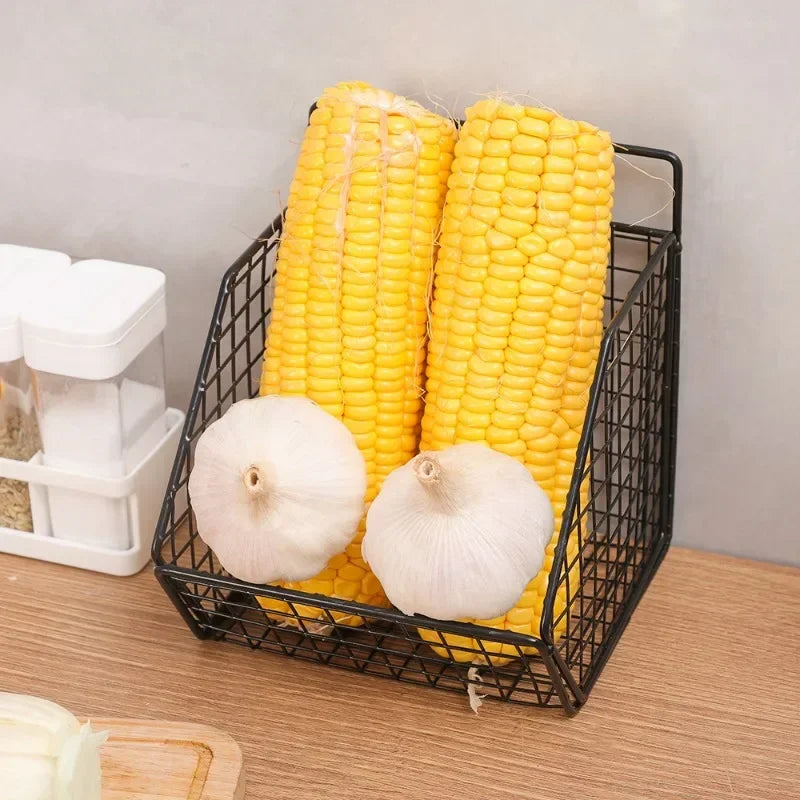 パンチフリー壁掛けキッチン収納ラック