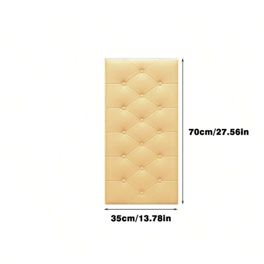 防音・衝突防止対策!キュートなクッション型風 ステッカー 35×70㎝ 厚さ7mm