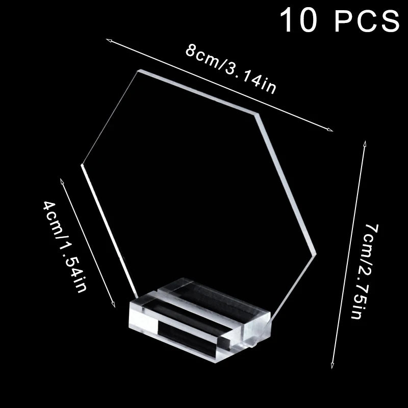 イベント・結婚式装飾|アクリルスタンド カードホルダー 10個セット