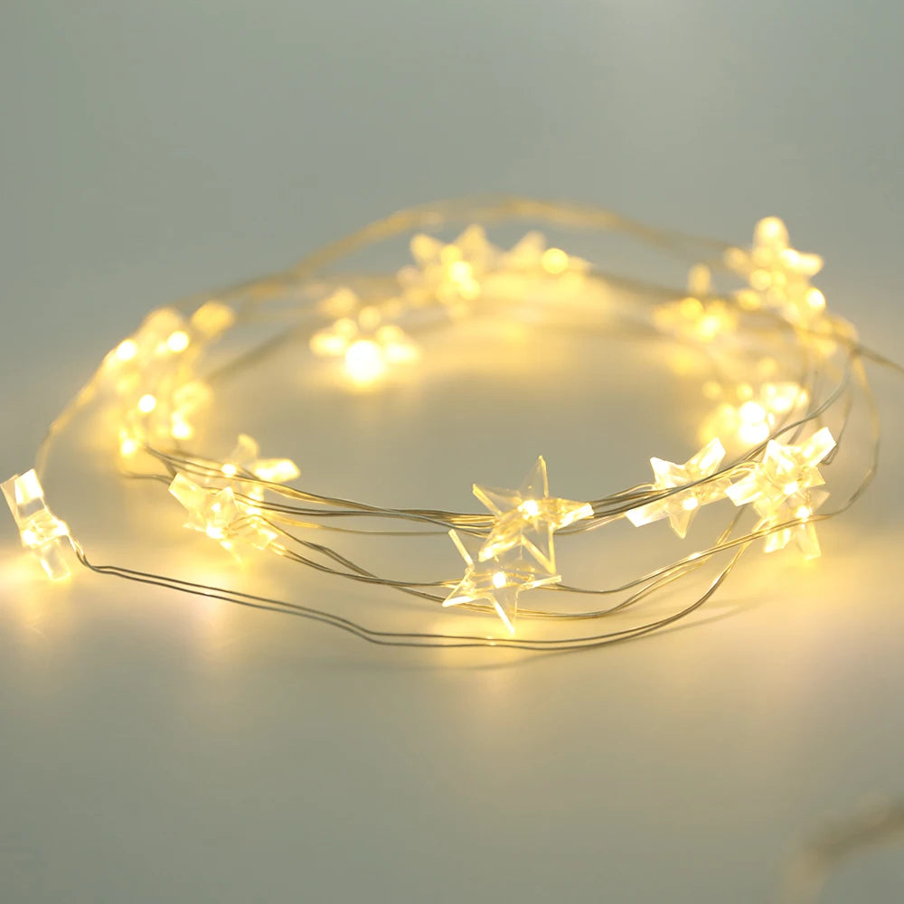 イベント・クリスマス装飾|LED室内装飾用スターライト(2M/4M)