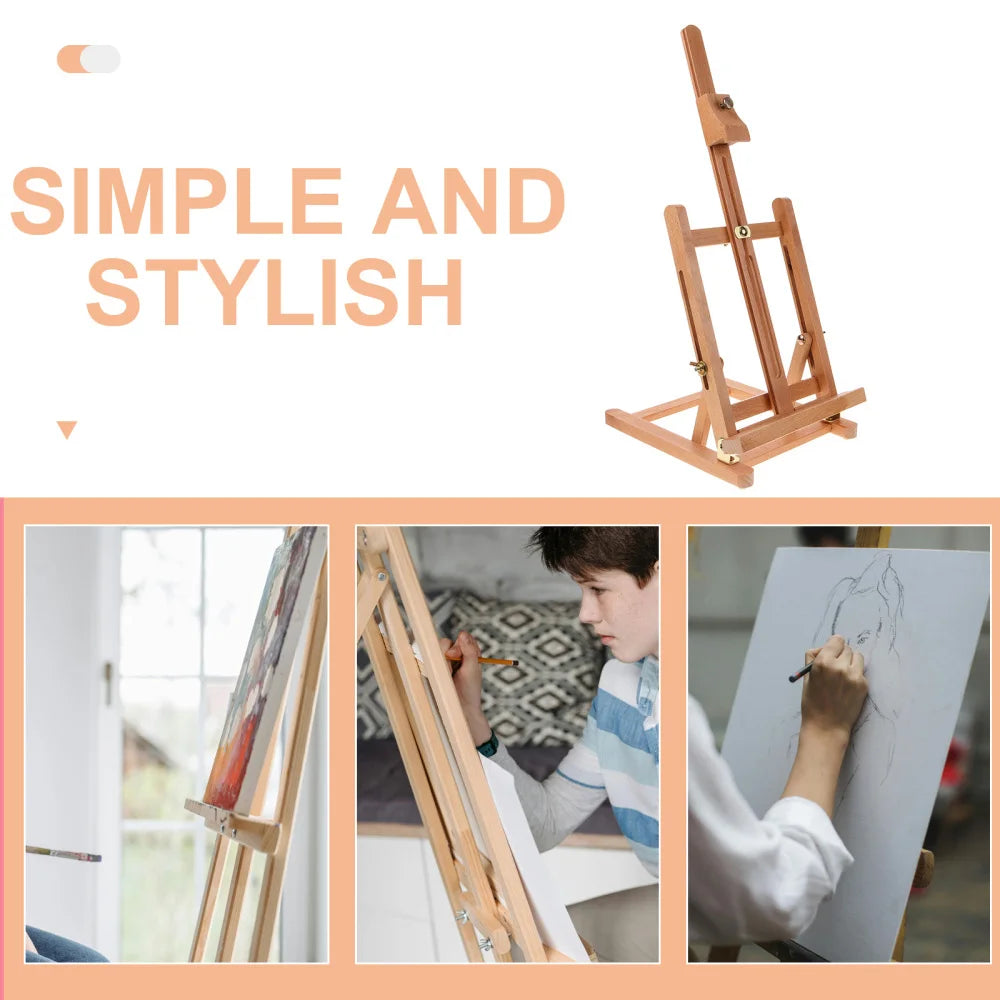 【調節可能】木製イーゼルスタンド
