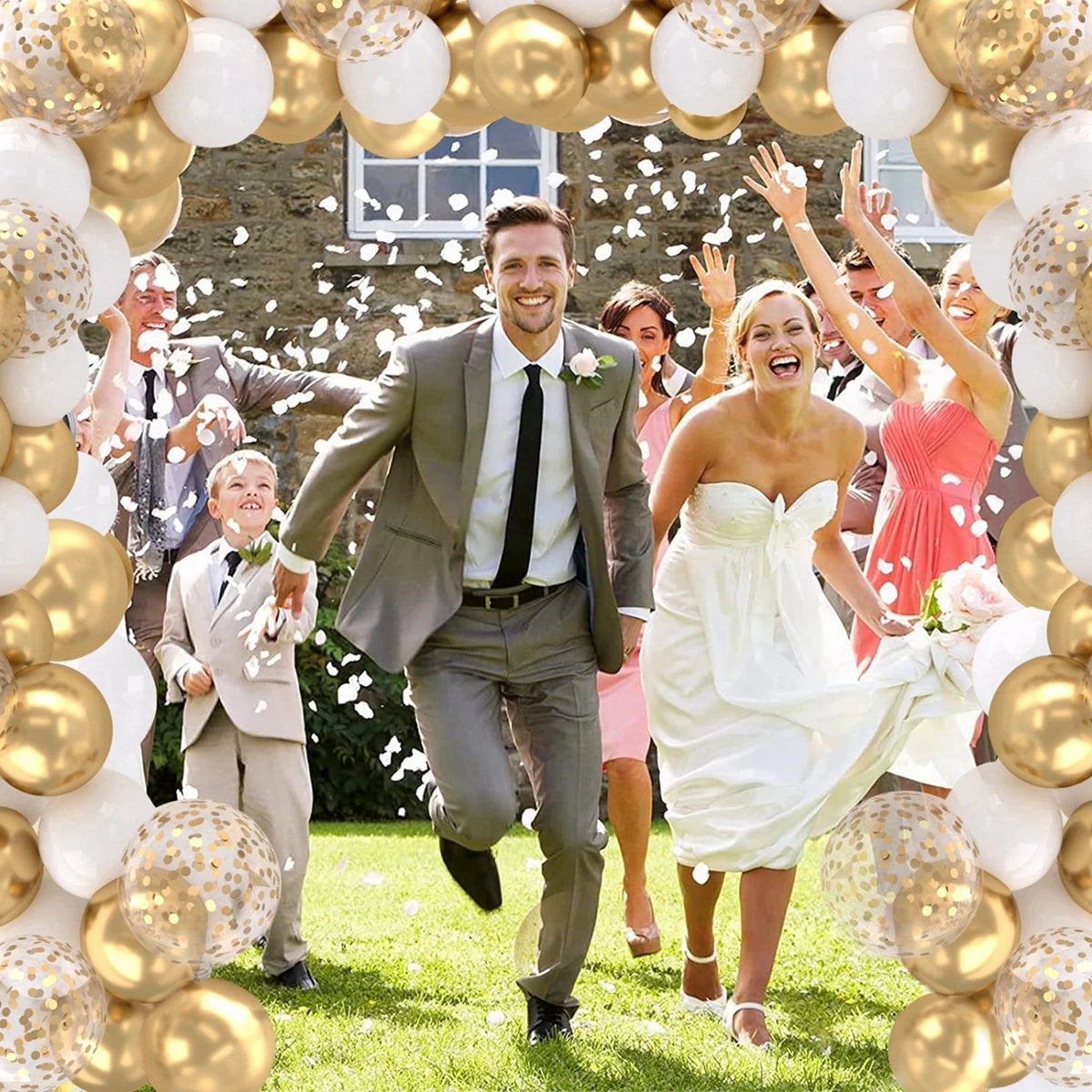 イベント・バルーン装飾 |メタリックカラーミックスバルーンセット