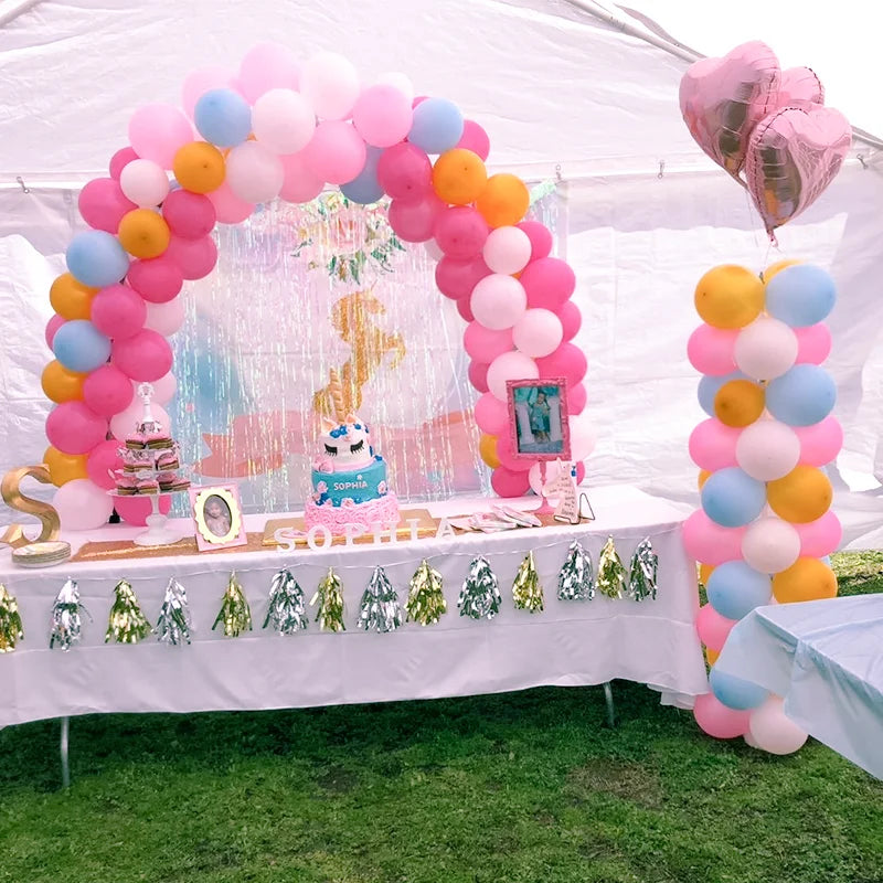 イベント・バルーン装飾 |調節可能テーブルバルーンアーチスタンドセット | 1個/2個