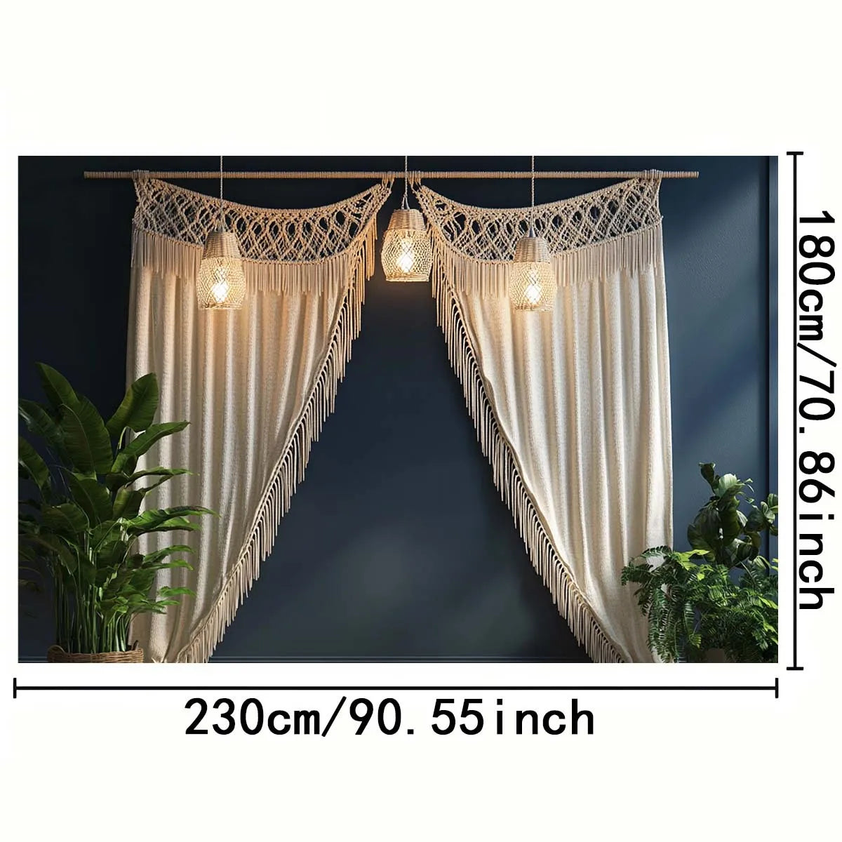 イベント・パーティ装飾 | フリンジ付きカーテン | 1枚