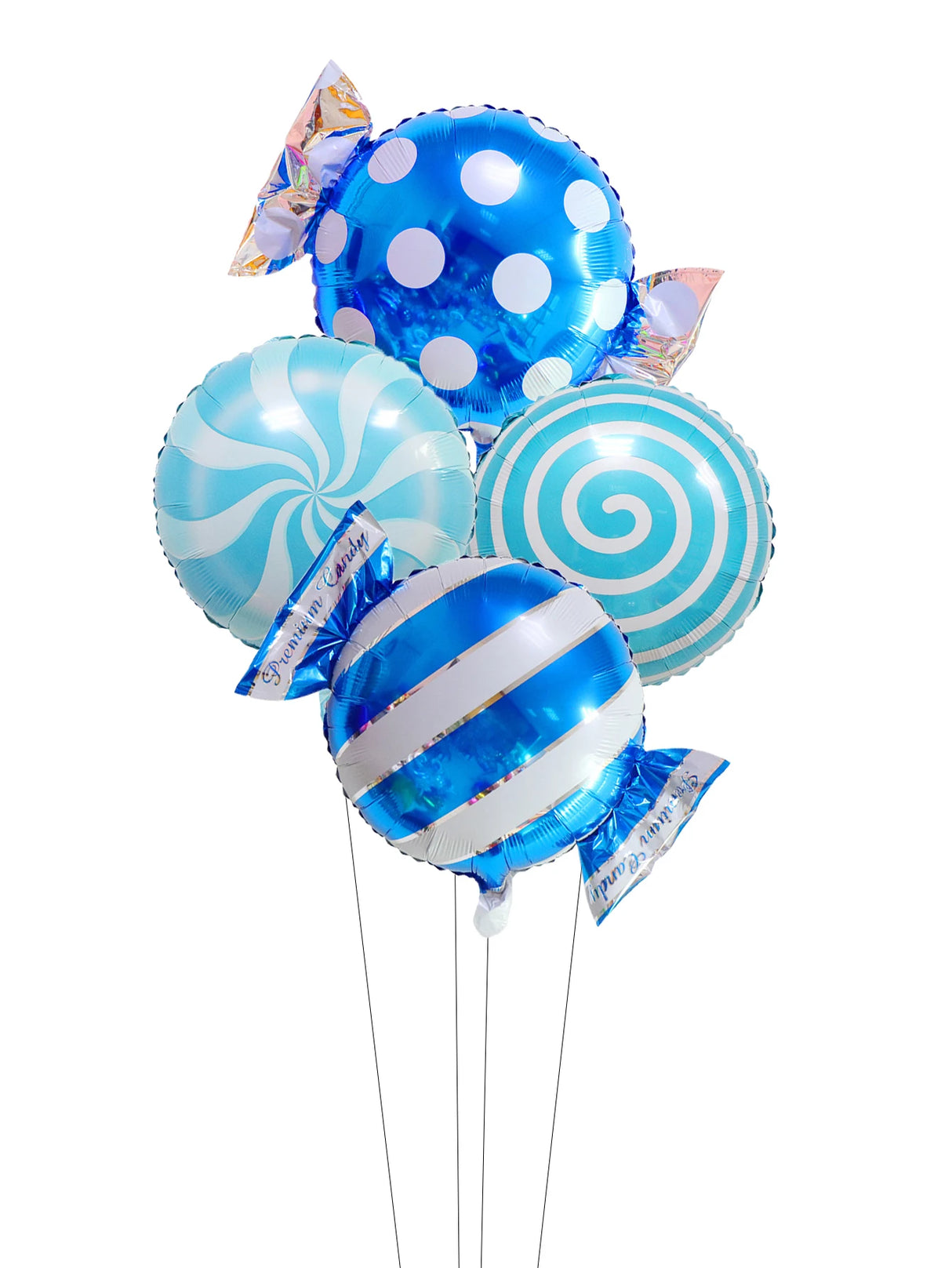 イベント・クリスマス装飾|スイートデザートキャンディホイルバルーン4個セット