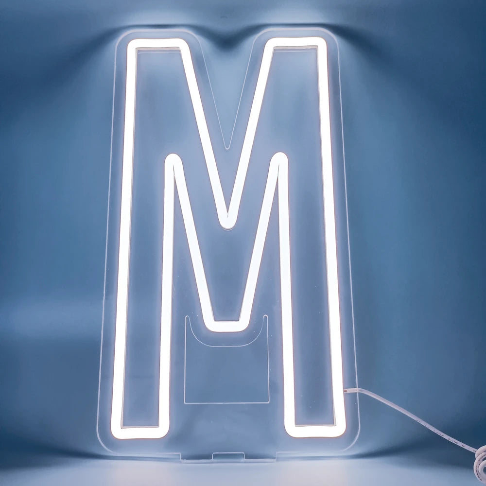 アルファベット型LEDライト USB電源タイプ