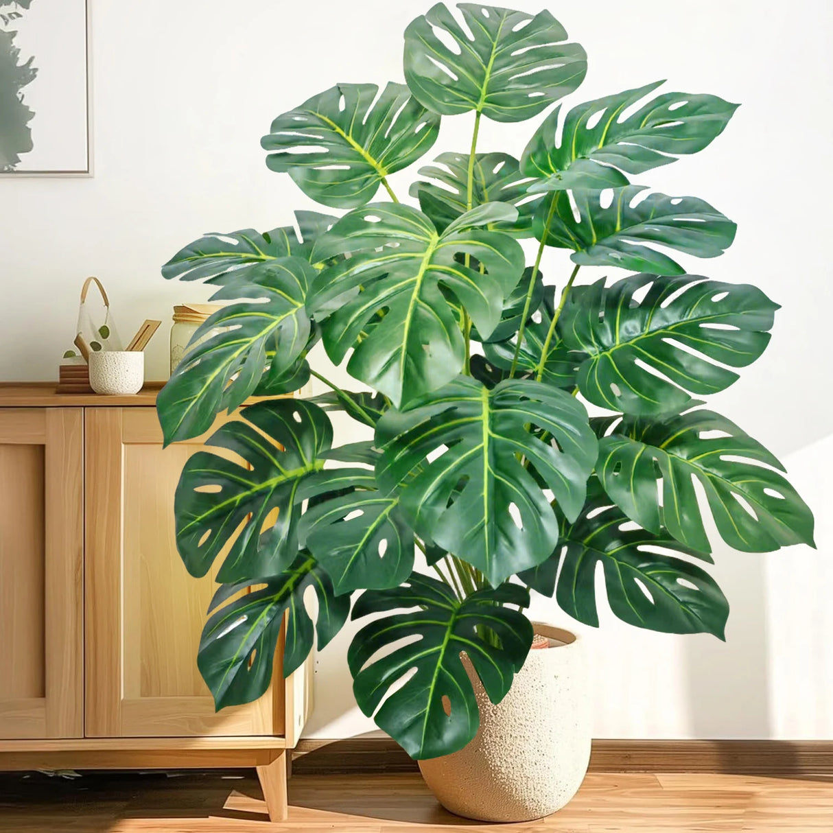 60~103cm・40.55インチ・人工モンステラ・ポトス