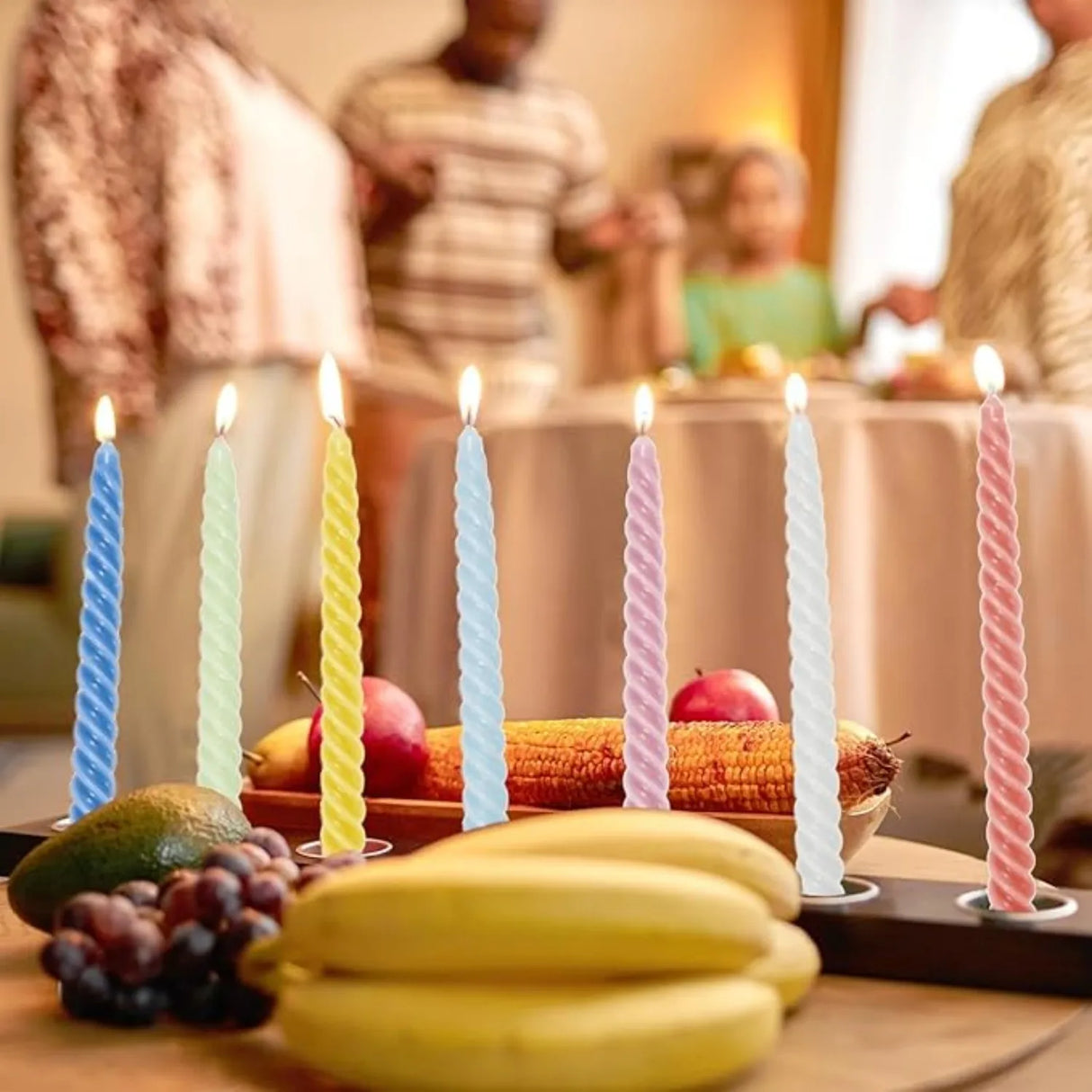 4個入り テーパーキャンドル ロマンチック装飾