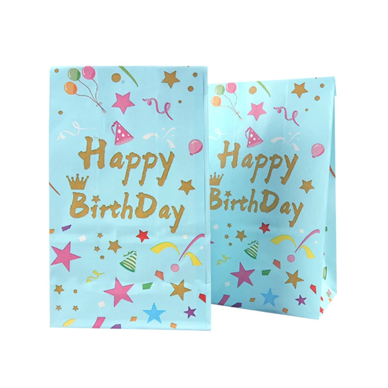 |ノベルティ用品 | バースデー用ギフトバッグ10個セット | W13xH24xD8c