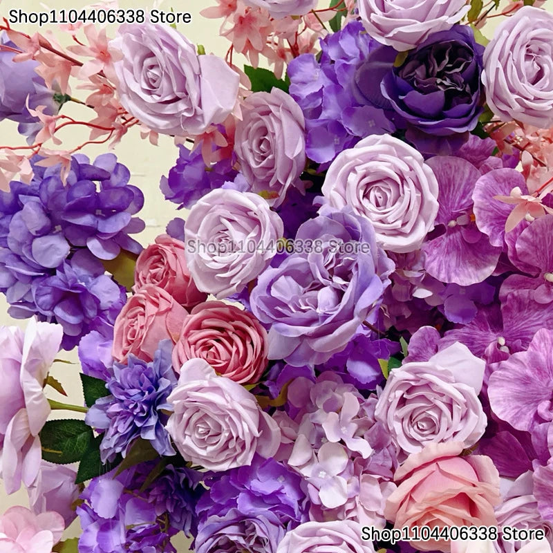 ロマンティックパープル フラワーデコレーション