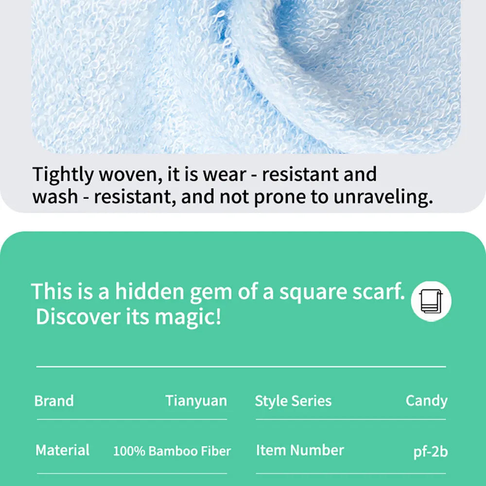 | ノベルティ用品 | 竹繊維素材ミニタオル|25×25c|