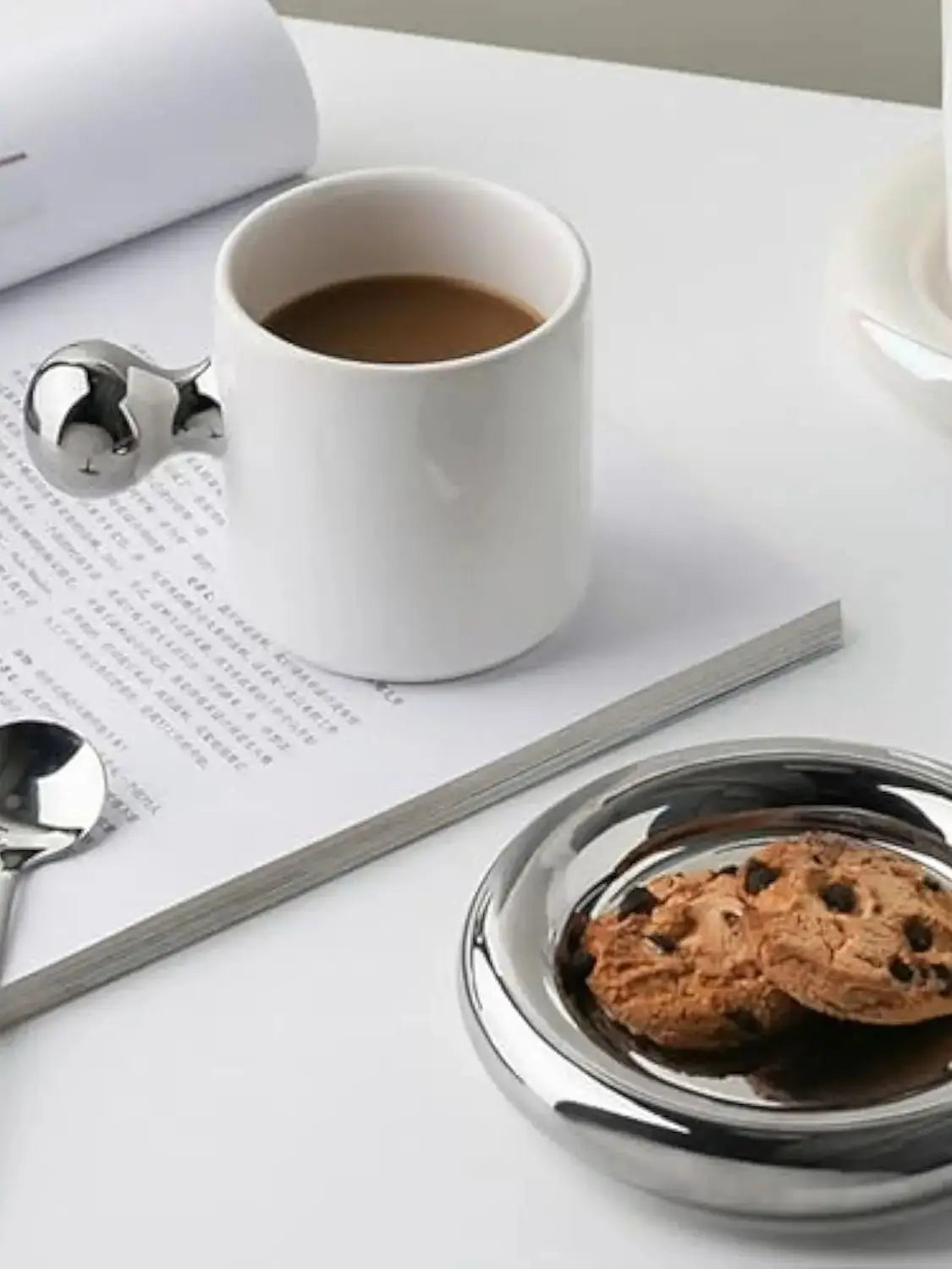 |イベント・ノベルティ用品 | セラミック製 ソーサー付マグカップセット | 300ml