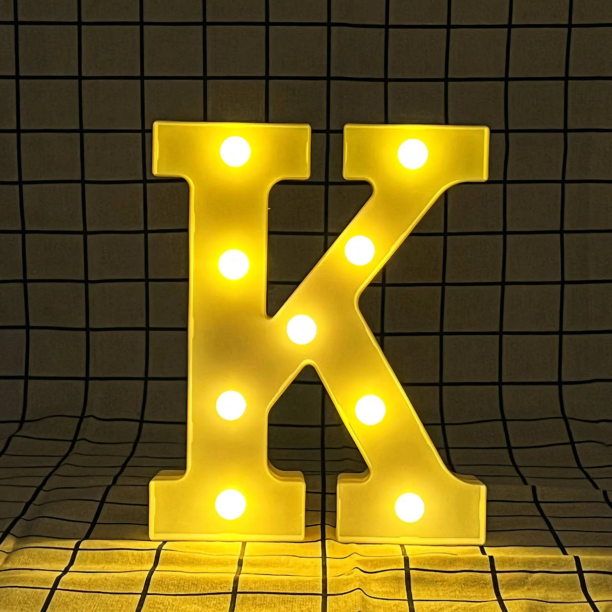 【LED装飾】LEDライト・デコレーションライト(ハート/数字/アルファベット)22cm ハート16cm