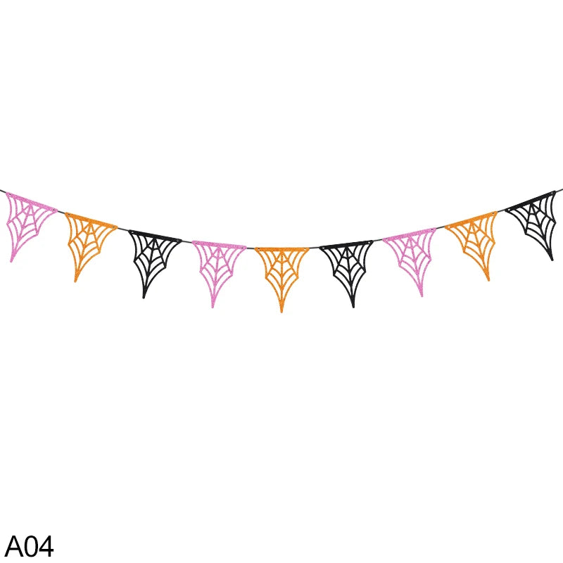 イベント・ハロウィン装飾|ハロウィンペーパーバナー デコレーション(3M)